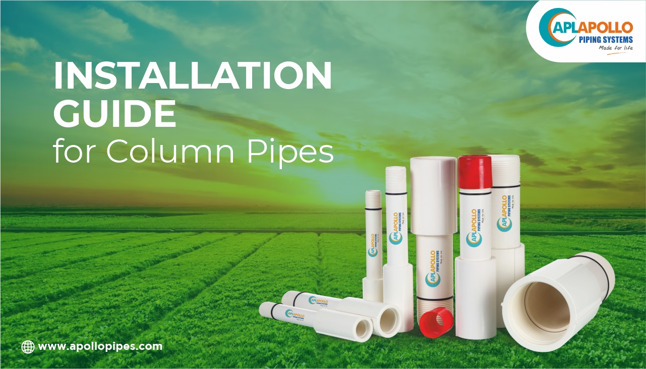 how to install column pipes